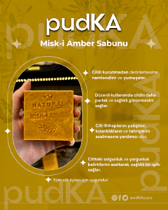 pudKA Misk-i Amber Sabunu, Doğal ve El Yapımı