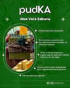 pudKA Aloe Vera Sabunu Doğal ve El Yapımı