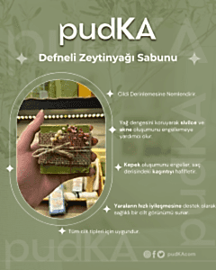pudKA Defneli Zeytinyağı Sabunu, Doğal ve El Yapımı