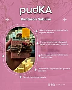 pudKA Kantaron Sabunu, Doğal ve El Yapımı