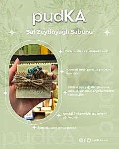 pudKA Saf Zeytinyağlı Sabun, Doğal ve El Yapımı