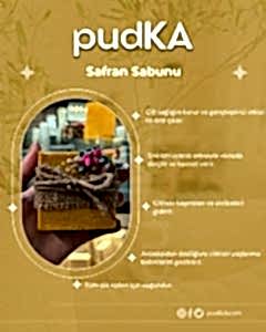 pudKA Safran Sabunu, Doğal ve El Yapımı